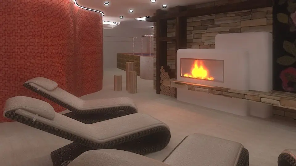 Relaxačná zóna wellness v Chalúpkove